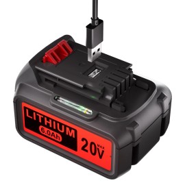 Powerextra 6Ah Battery For BLACK&DECKER LBXR20 LBXR2020/LCS16 - 1pcs batteries