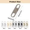 MILAKE 10 Pcs Premium Anti-Theft Zipper Lock, Small Clips for