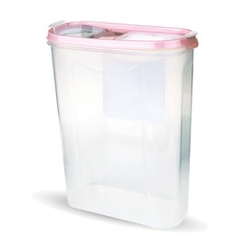 Bestlivings Storage Jars with Lid, 2.8 Litres (Pack of 2/Dusky Rose), Airtight Storage Container, BPA-Free, Storage Container Set, Food Storage Containers, Hinged Lid