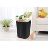 Besli 2 Gallon Small Trash Can Garbage Can Wastebasket for