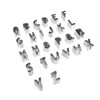 26Pcs Stainless Steel Alphabet Letter Cookie Cutters for Baking DIY,