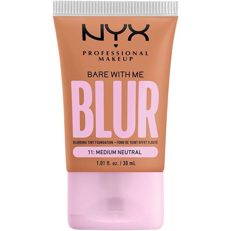 NYX Professional Makeup, Bare With Me Tint Blur, Base Rostro,
