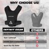 INFINIT Running Vest Women & Men, Light Weight & Adjustable