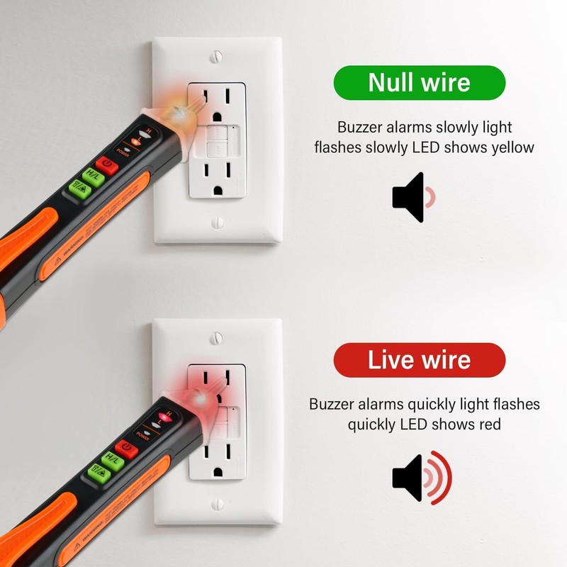 Penriter Non-Contact Voltage Tester 12-1000V AC Operating Range, Current Tester