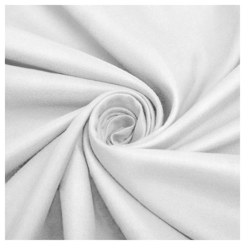 Prime Linens Extra Deep 30Cm Plain Fitted Sheet, Elastic Pocket