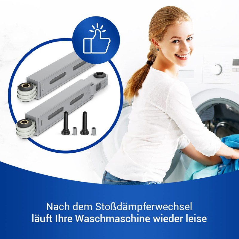 VIOKS 2 x Shock Absorbers Washing Machine Replacement for Bosch