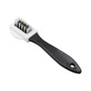ANCLLO 4 Sideds Suede Multifunctional Nubuck Brass and Nylon Bristle