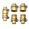 cozyou Brass 3/4" Garden Hose Repair Mender Male Female Connector