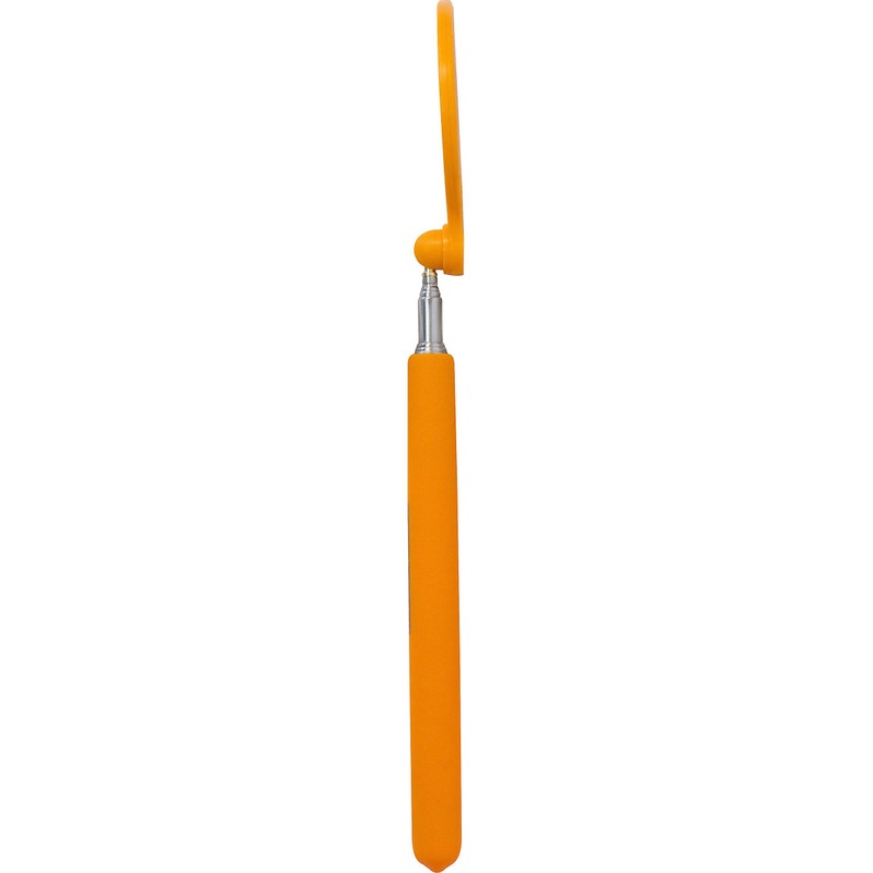 MAG-MATE IMS123HVO Telescoping Round Stainless Inspection Mirror, 36", Hi-Viz Orange