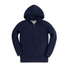 Hope & Henry Boys' Long Sleeve Hooded Half Zip Sweater