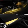 Lypumso Forged Carbon Fiber Vinyl Wrap, Gloss Holograpgic Chrome Mirror