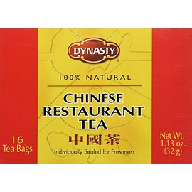 Dynasty 100% Natural Chinese Restaurant Tea Net Weight 1.13 oz. (32g) pack of 16 teabags