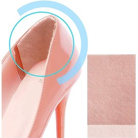 Povihome Moleskin Blister Pads, Heel Cushion, Heel Blister Prevention to Protect Skin from Rubbing Shoes