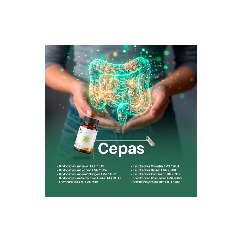 Bioflora 2 PACK Probióticos y Prebióticos en Cápsulas (70 cápsulas