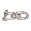 Double Jaw Shackle Professional Heavy Duty 304 Stainless Steel Rolling