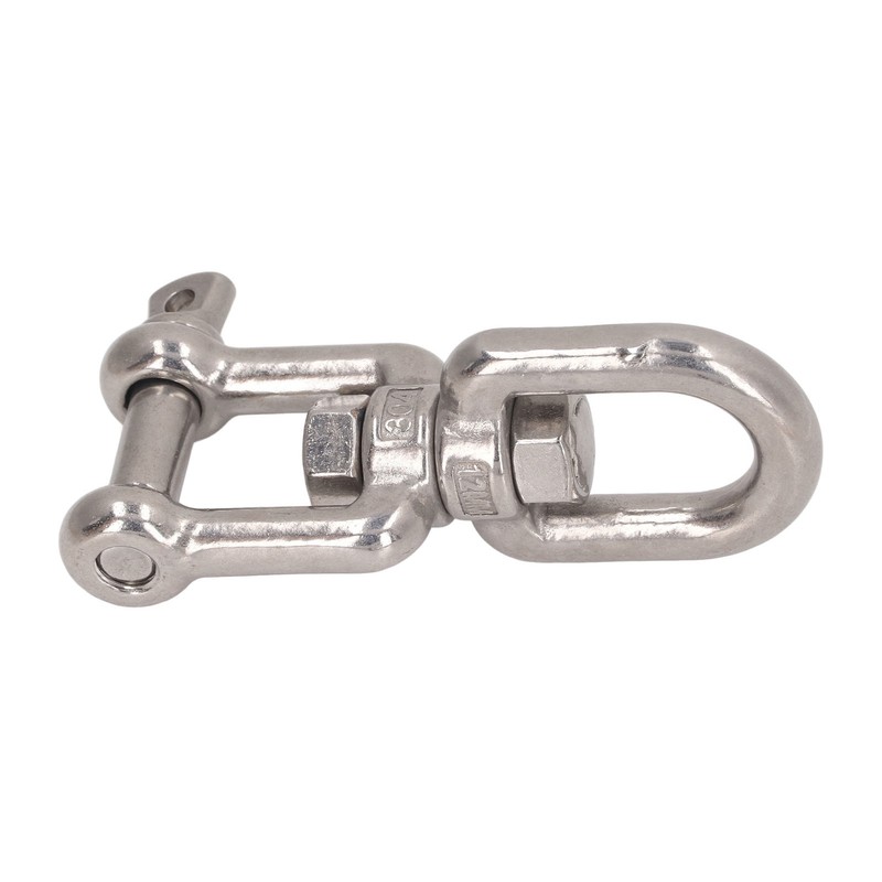 Double Jaw Shackle Professional Heavy Duty 304 Stainless Steel Rolling