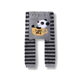 Wrapables Baby & Toddler Leggings, Panda Likes Milk - 24 to 36 Months