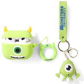 Cute Case for AirPods 3rd Generation with Doll and Anti-Lost Lanyard Keychain, XMBYGY Silicone Case Protective Shockproof Covers with Kits for Boys Girls