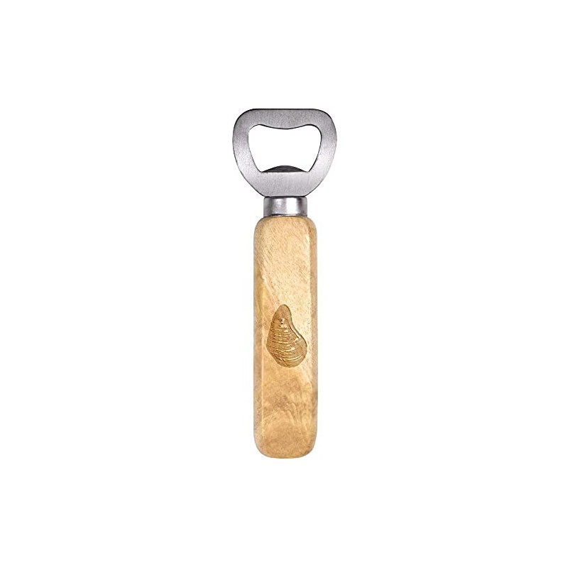Azeeda 'Sea Mussel' Wooden Bottle Opener (BO00048604)
