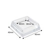 30x30mm Clear Furniture Cups, Pack of 4 Carpet Protectors for