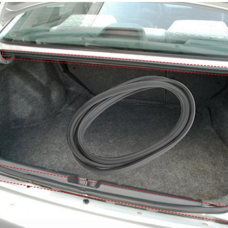 74865-S04-003 Rear Trunk Seal Weather Stripping Kit Fit for Honda