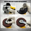 RhovixStar Brushless Angle Grinder Cordless, 3/8 Inch Battery Grinder Power