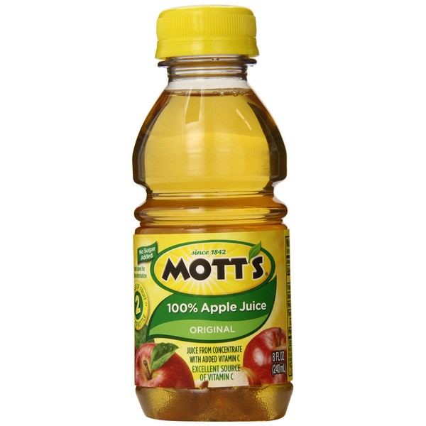 Mott's 100% Apple Juice, Original, 24 Count