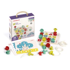 Miniland 32156 ECO Activity PINS, Multicolor