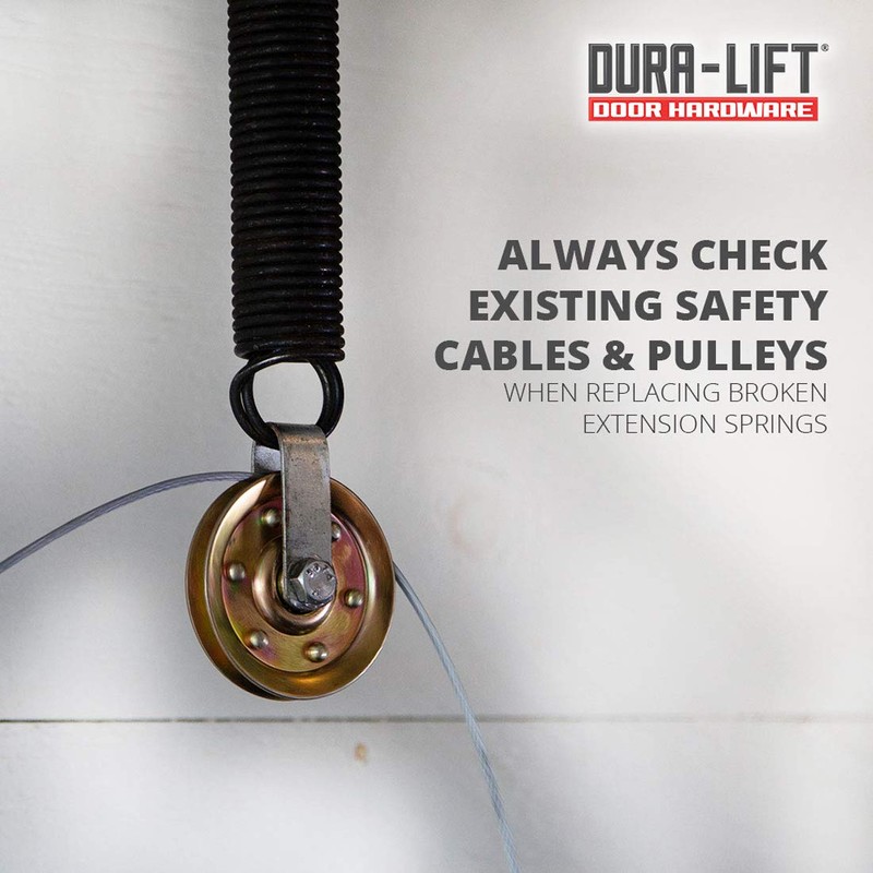 DURA-LIFT Heavy Duty Extension Garage Door Spring 2-Pack (160 lb.)