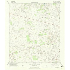 YellowMaps Lazy X Ranch TX topo map, 1:24000 Scale, 7.5 X 7.5 Minute, Historical, 1971, Updated 1974, 27 x 23.1 in - Polypropylene