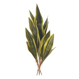 XZJMY Artificial Snake Plants 3Pcs Faux Sansevieria Plant Faux Silk Agave,3 Sizes Greenery Plants UV & Fade,Waterproof for Home Office Garden Decor Indoor Outdoor (Yellow)