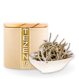 Silver Needle | Harvest 2024 | White Organic Tea from Yunnan, China | High Quality Chinese White Organic Tea | Yin Zhen Silver Needle Organic Tea (80g)