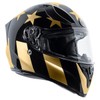 TORC T15 Full Face Motorcycle Helmet with Graphic, Gloss Black