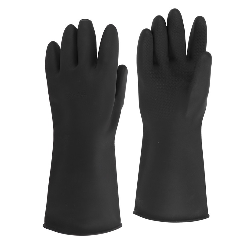 Chemical Protective Rubber Gloves Long Sleeve Acid and Alkali Resistance