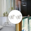 8 x clamp supports for blinds, universal plastic clamp holder,