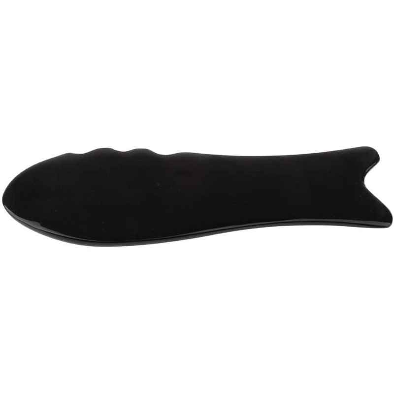 POFET 2 Pieces Manual Fish Shaped Gua Sha Board Full