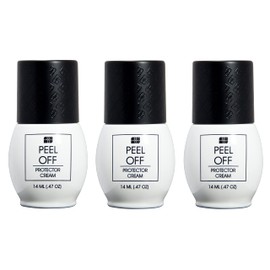 ONE SHOT LACCOVER - PACK 3 PEEL OFF, Protector de Cutícula y Piel al Momento de Aplicación de Gel Para Uñas, Olvídate de Bordes Manchados, 3 Frascos de 1/2 fl Oz. / 14 mL. c/u