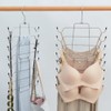 GmeDhc Clothes Hanger, Space-Saving, Foldable, Wardrobe Organiser, Rotatable, Stainless Steel