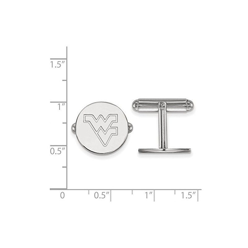 West Virginia Cufflinks (Sterling Silver)