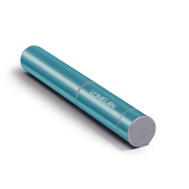 Milk Frother Handheld, Battery Operated Coffee Foamer Drink Mixer with 2 Stainless Steel Electric Whisks for Coffee, Latte, Cappuccino, Hot Chocolate, Protein， Batteries Included, Light Blue