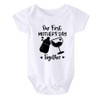 Mother’s Day Baby Bodysuit Outfits Short Sleeve Rompers Boys Girls