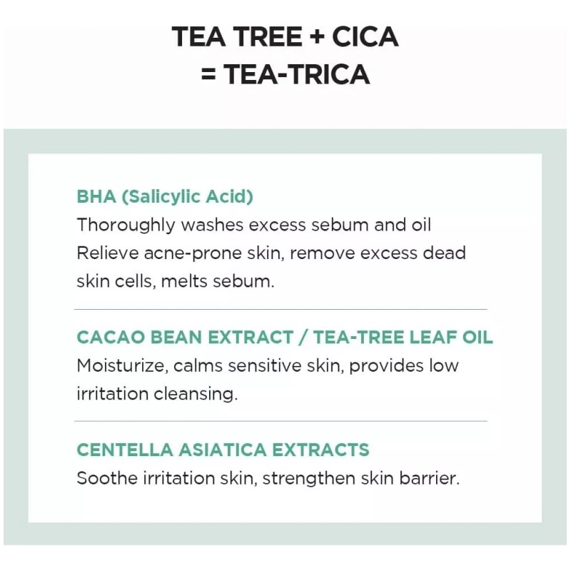 Skin1004 Madagascar Centella Tea-trica Bha Limpiador 125ml