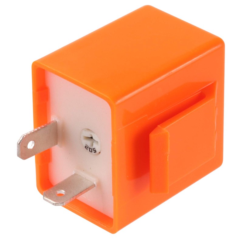 Kinstecks 2Pin Flasher Relay Speed Adjustable 12V Motorcycle Indicators LED