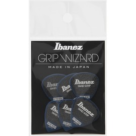 Ibanez ppa16hsgye Wizard Series Sand Grip Plectrums 6 1.0 mm Yellow, dark blue