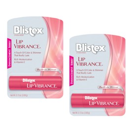 2 Pk Blistex Lip Vibrance Lip Protectant, (Built-in Mirror)