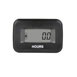Jayron Hour Meter Gauge DC 5V to 60V Voltage,Maintenance Timer Accumulated Data Waterproof Design for Small Engines,Such as Generator Lawn Mower Dirt Bike Riding Mower Boat Outboard Motor