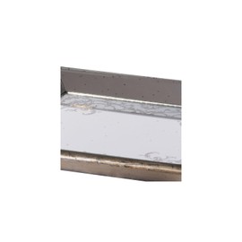 HomeStock Cool 20" Set of 2 Square Serving Trays Decorative Mirrored Champagne Finish Durable Elegant Tabletop Accents