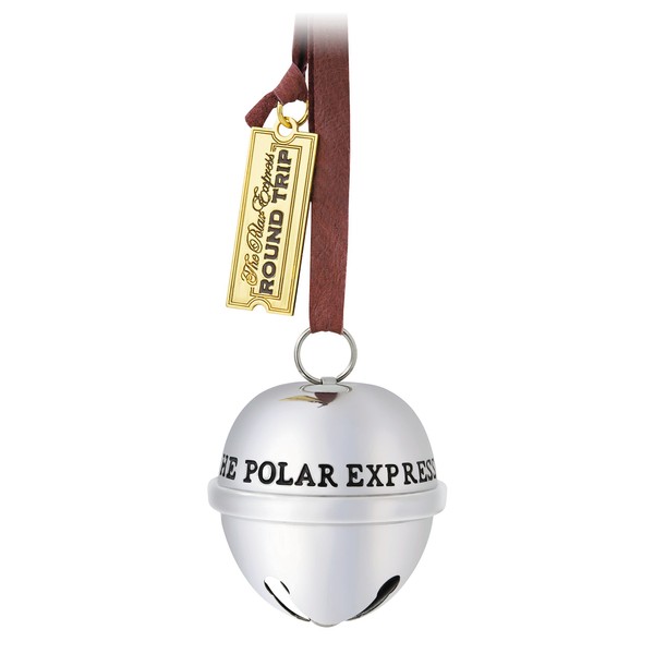 Hallmark Keepsake Christmas Decoration 2023 The Polar Express Santa Sleigh Bell 2023 Metal Gifts for Kids