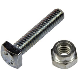 Dorman 392-002 1/4 In. x 1-1/4 In. Battery Bolt With Nut, 100 Pack Universal Fit