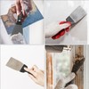 QWORK® 7-Piece Stainless Steel Wallpaper and Paint Scraper Tool Set